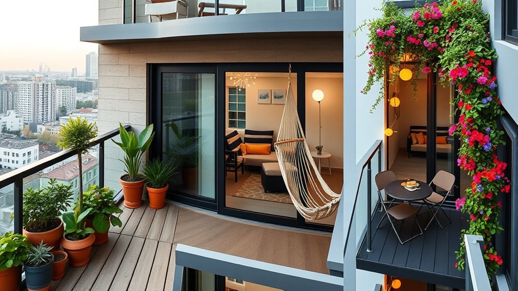 maximize balcony space creatively
