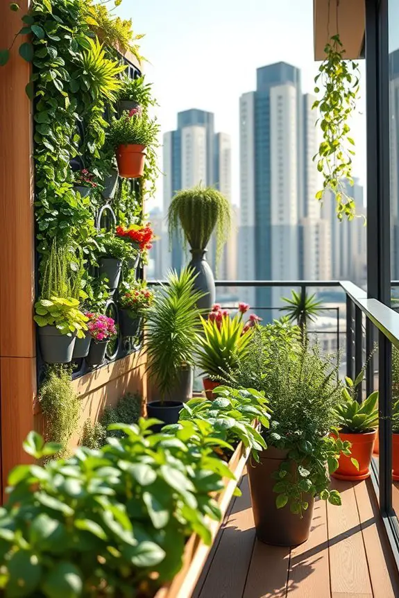 maximize balcony space creatively