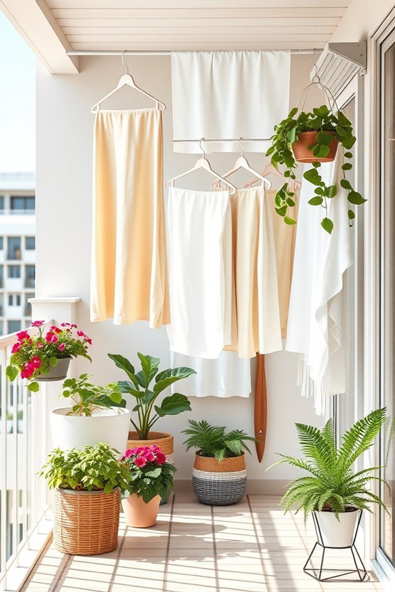 maximize balcony storage efficiency