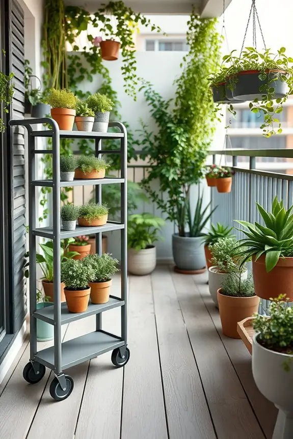 maximize balcony storage solutions
