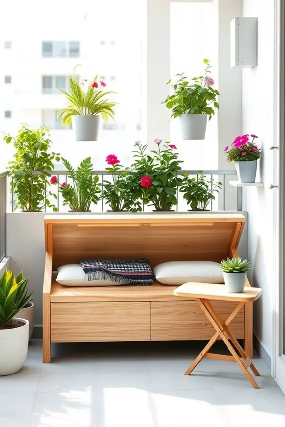 maximize balcony with versatility