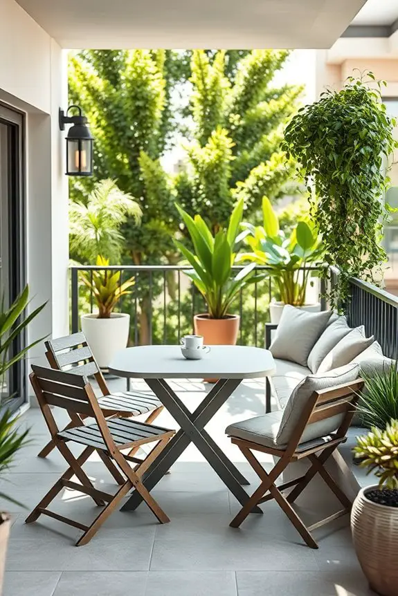maximize balcony with versatility