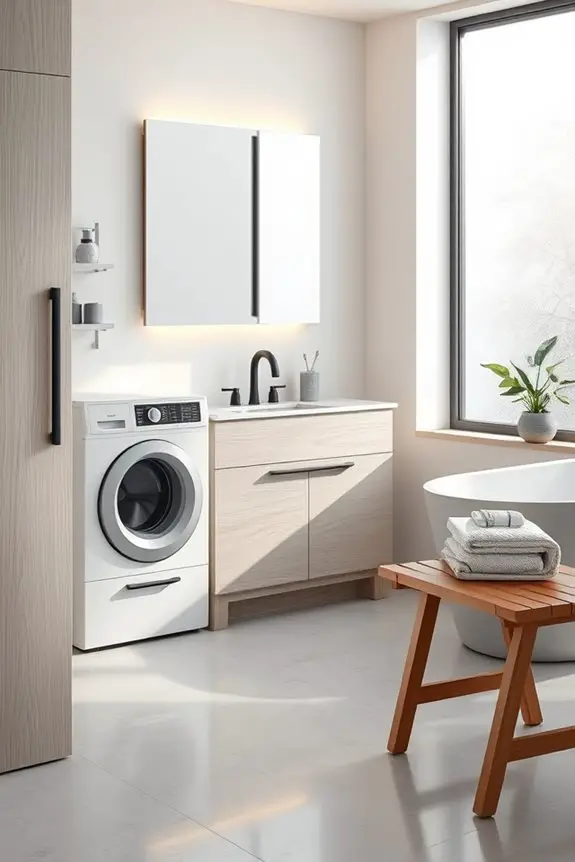 maximize bathroom space efficiently