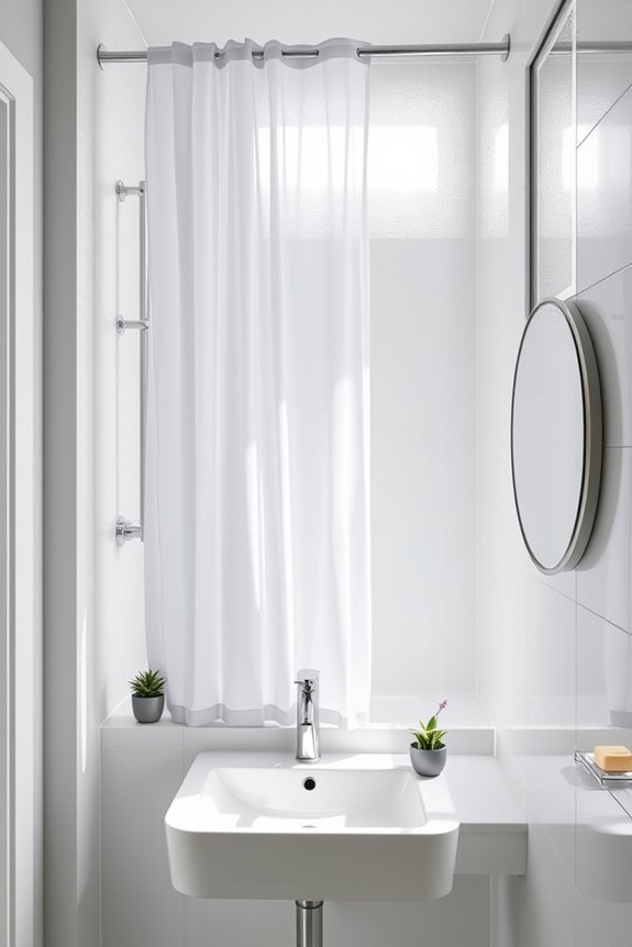 maximize bathroom space stylishly