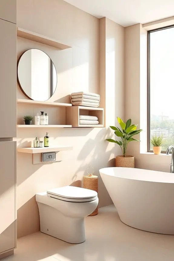 maximize bathroom storage creatively