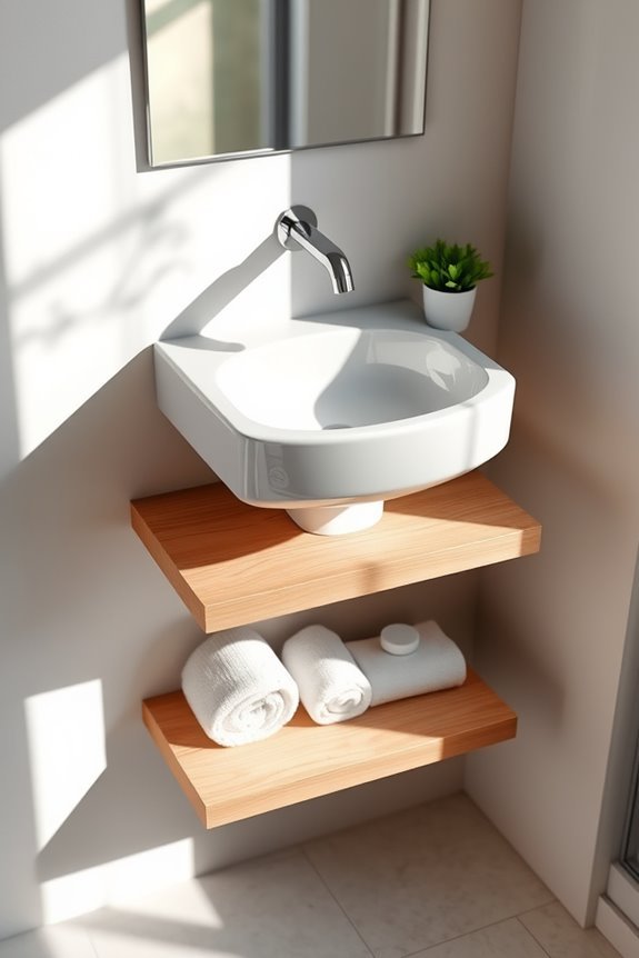 maximize bathroom storage efficiently