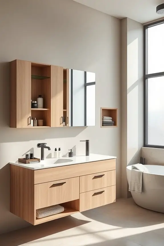 maximize bathroom storage solutions