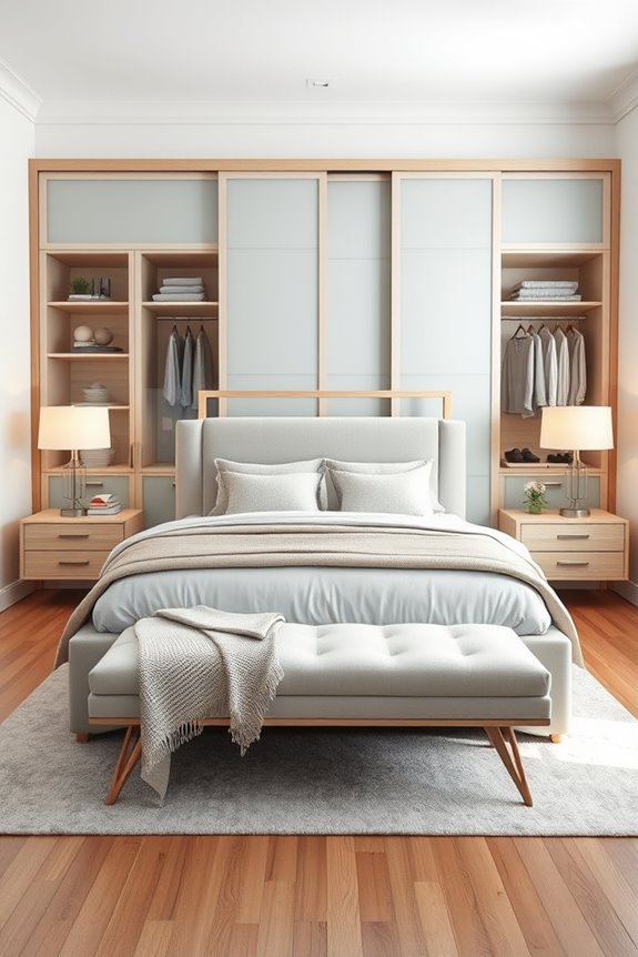 maximize bedroom storage solutions