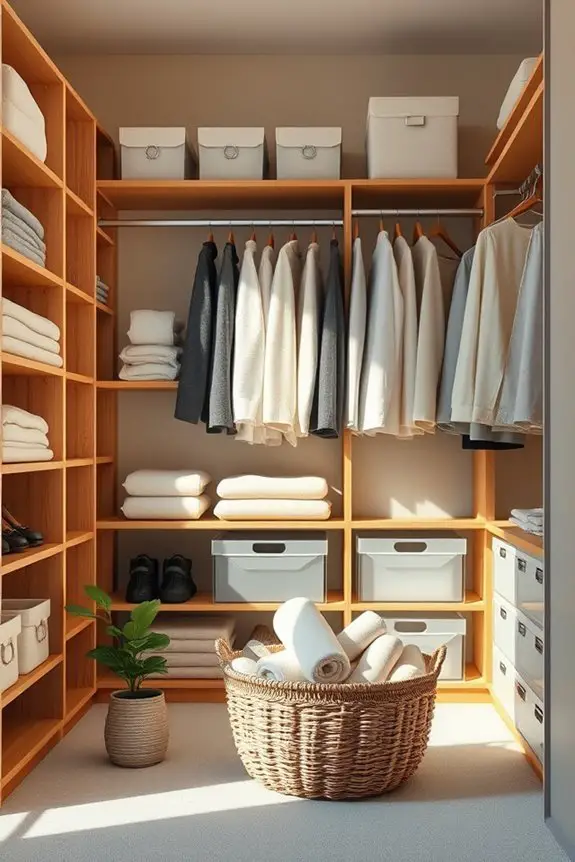 maximize closet space efficiently