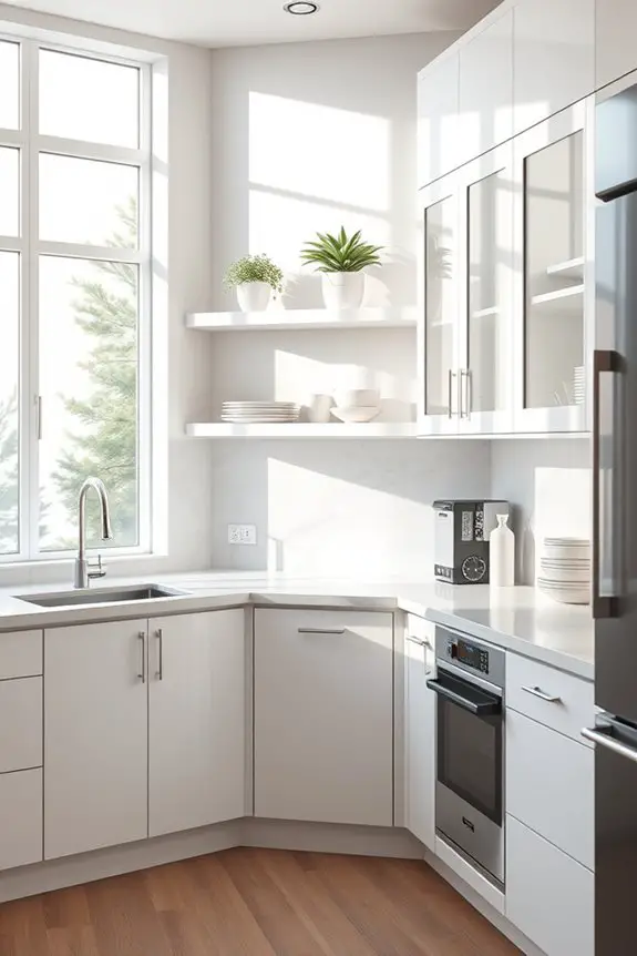 maximize corner cabinet storage