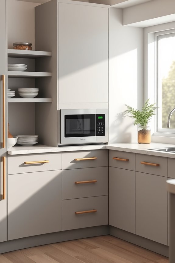 maximize corner kitchen space