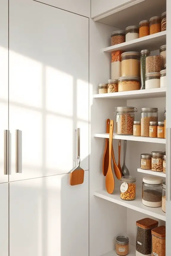 maximize corner pantry storage