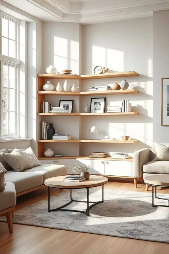 maximize corner space stylishly