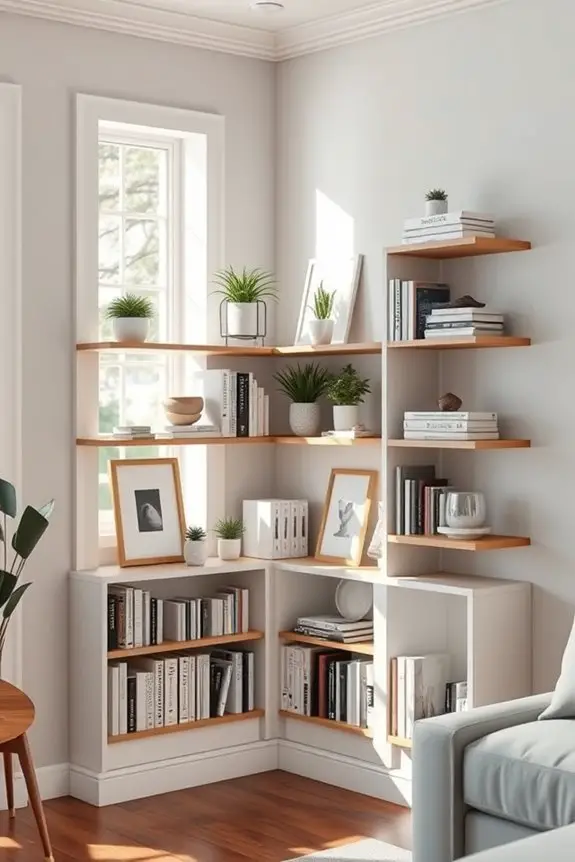 maximize corner space stylishly