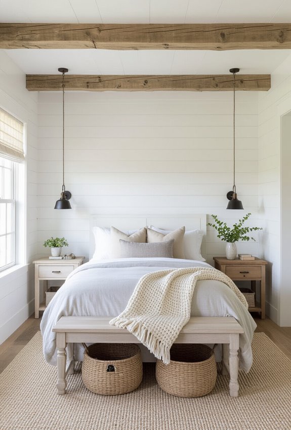 maximize cozy multifunctional farmhouse bedroom