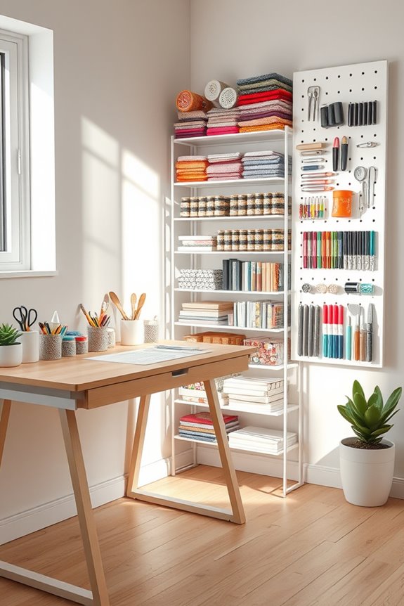 maximize craft room space