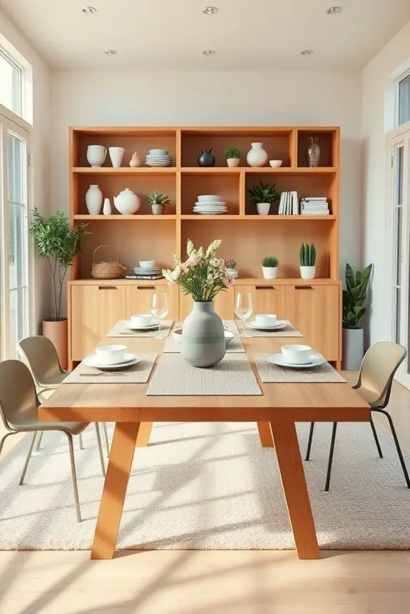 maximize dining room storage