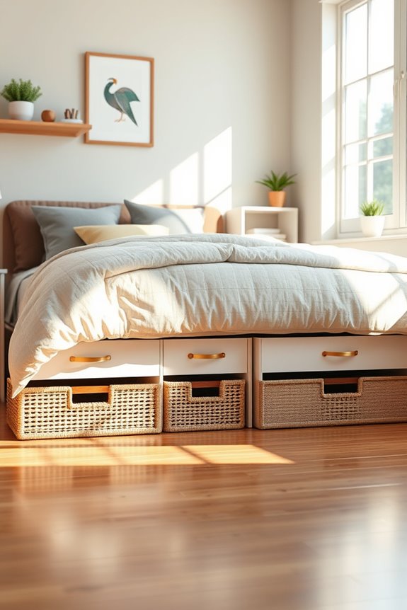 maximize dorm room storage