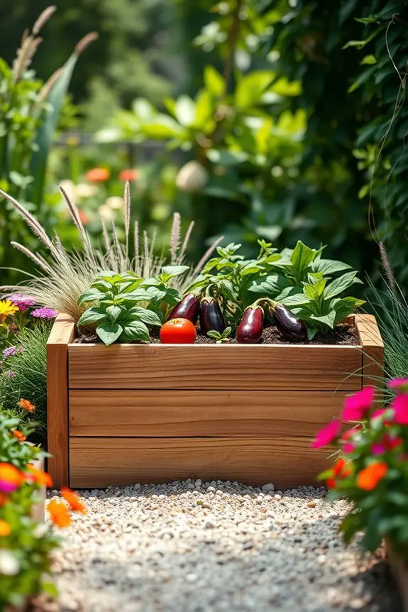 maximize garden corner space