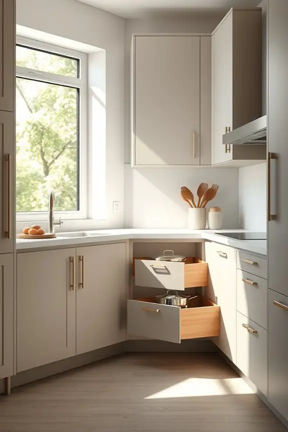 maximize kitchen corner storage