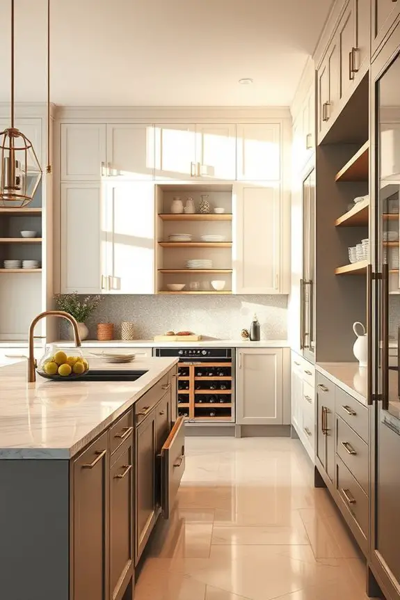 maximize kitchen storage creatively
