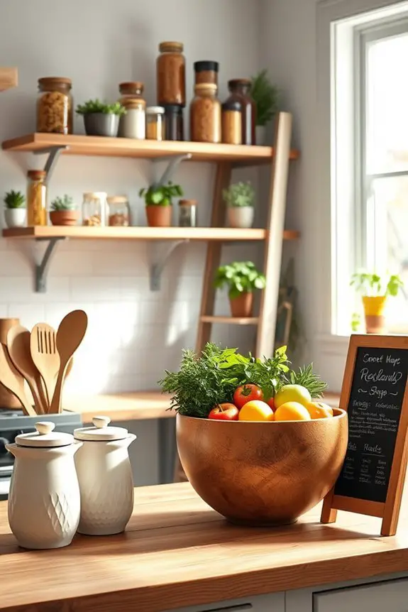 maximize kitchen storage creatively