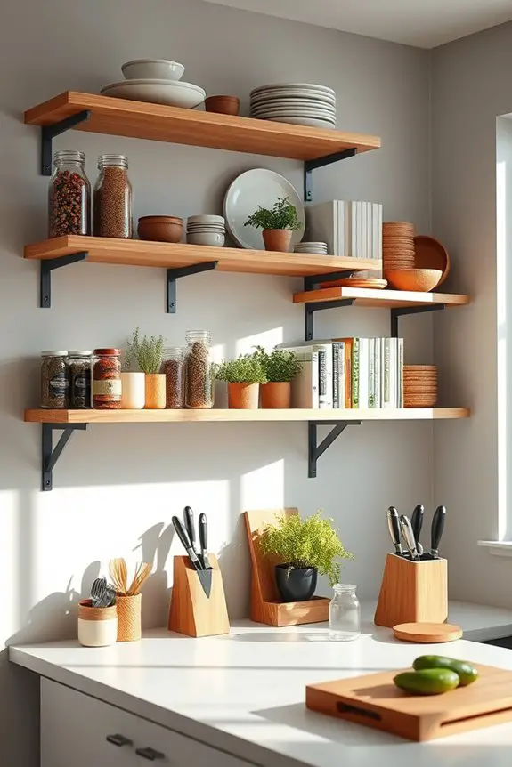 maximize kitchen vertical storage
