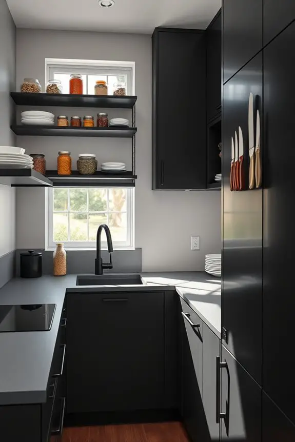maximize kitchen vertical storage