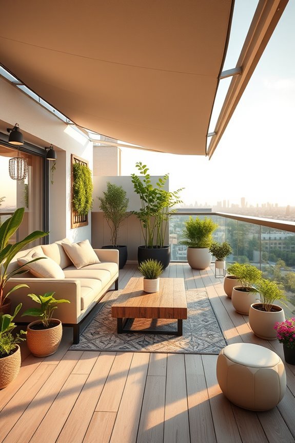 maximize outdoor living space