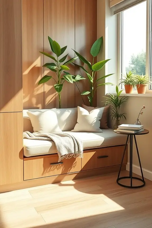 maximize seating and storage