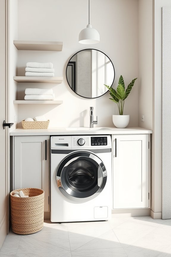 maximize small laundry space