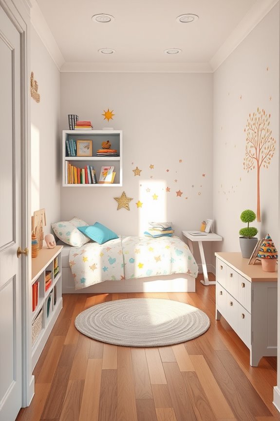 maximize space with corner beds