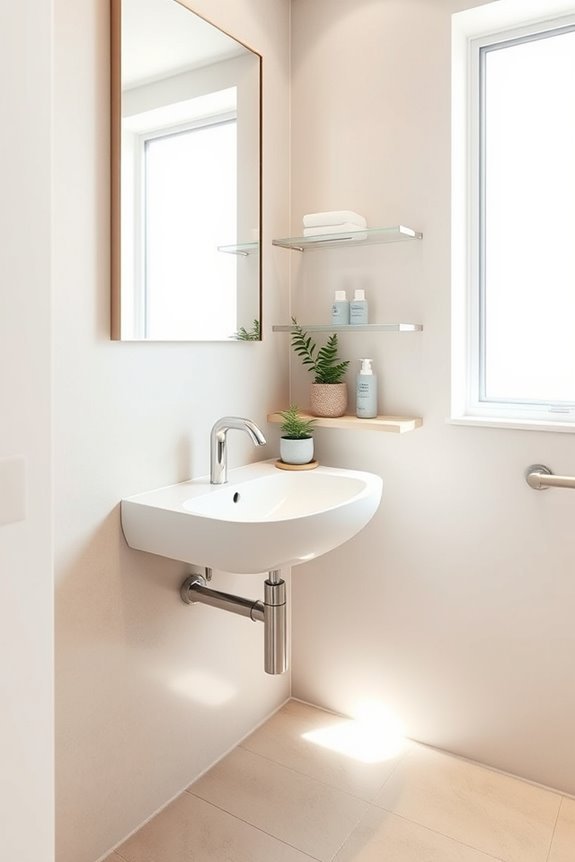 maximize space with corner sinks