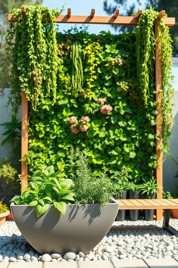maximize space with greenery