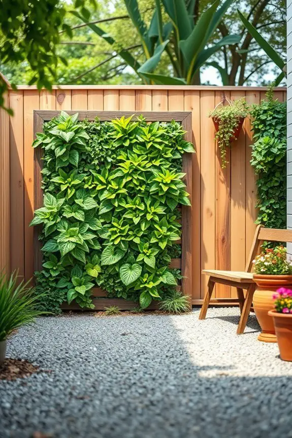maximize space with planters