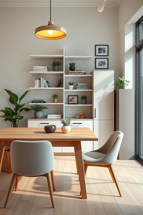 maximize space with vertical storage