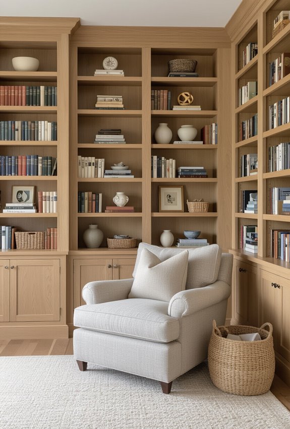 maximize storage with bookcases