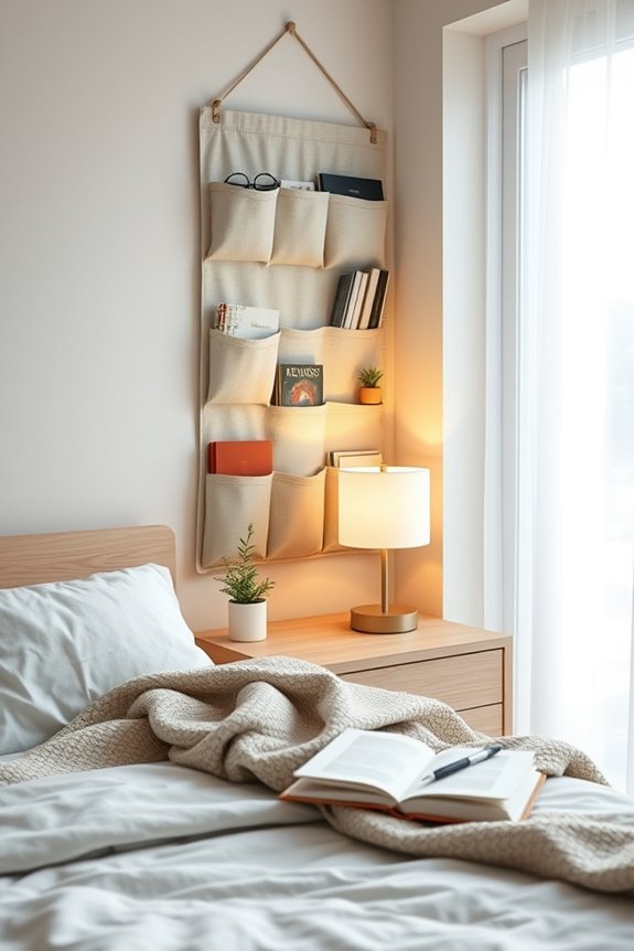 maximize vertical bedroom storage