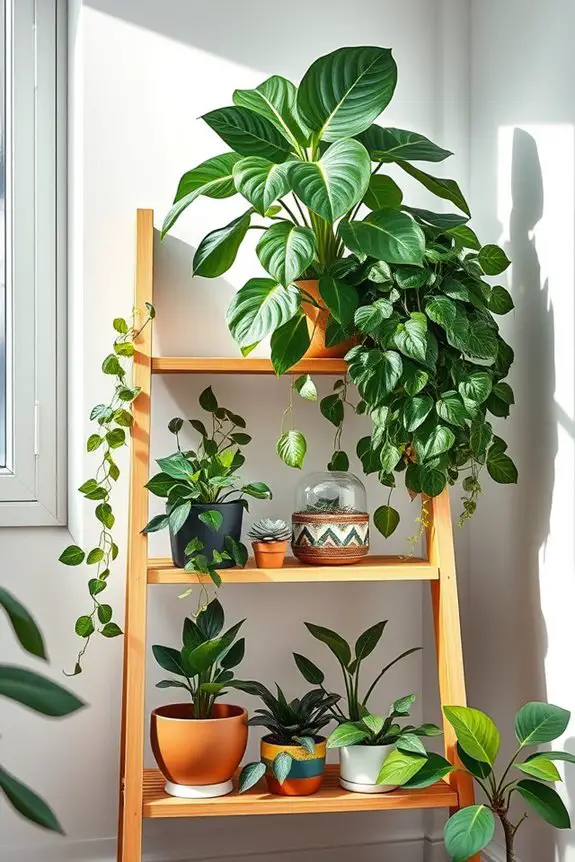 maximize vertical plant displays