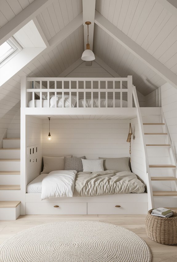 maximized lofted bed functionality