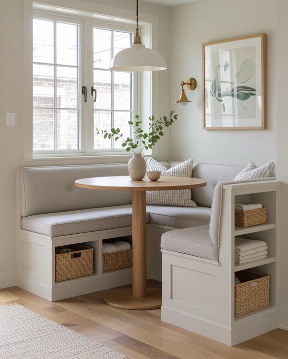 maximized storage comfortable seating