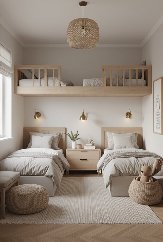 maximizing floor space with twins