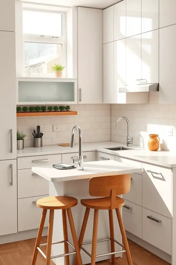maximizing small kitchen corners