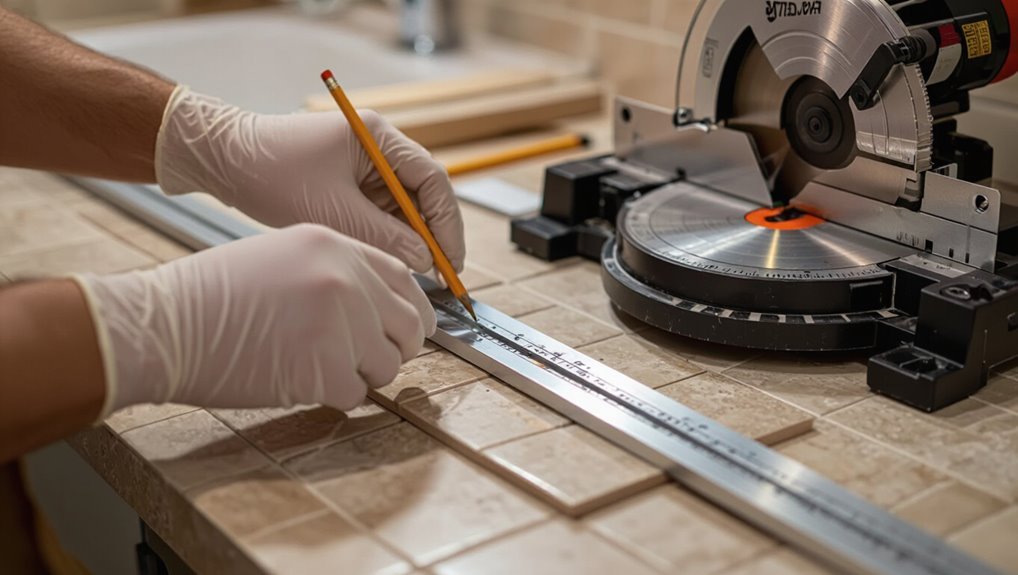 measure cut dry fit trim