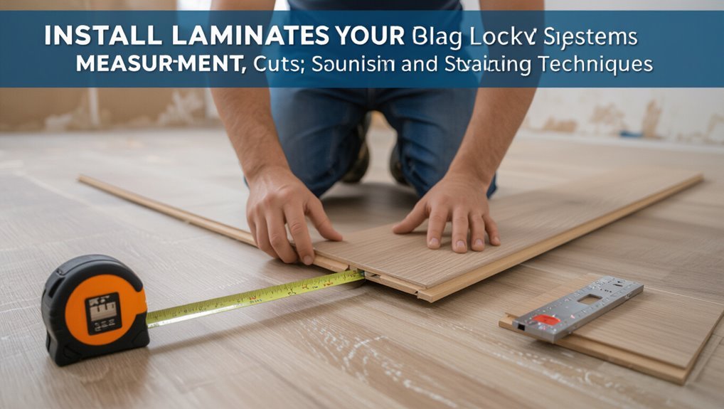 measure cut lock install