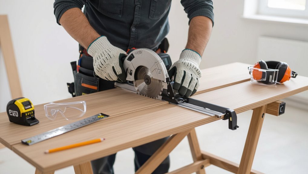 measure mark cut safely