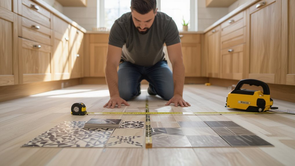 measure plan mark layout