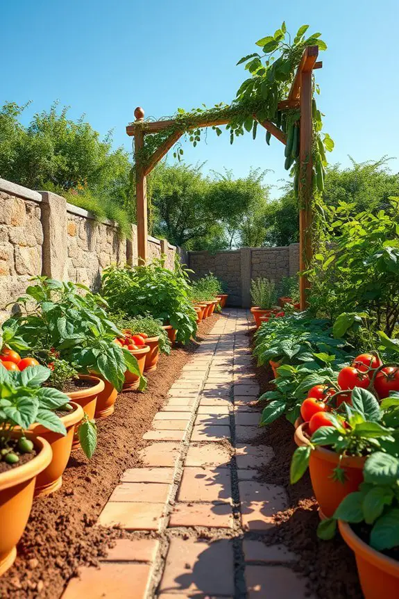mediterranean aromatic garden design