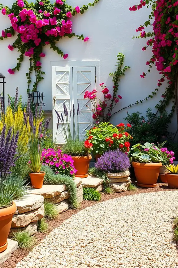 mediterranean garden design elements