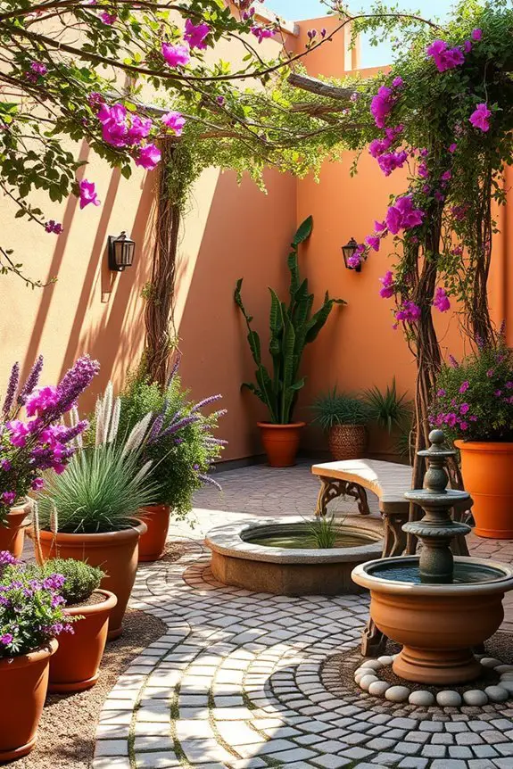 mediterranean garden retreat design
